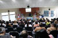 Professoras dos Espaos de Vivncias em Alfabetizao participam de alinhamento pedaggico