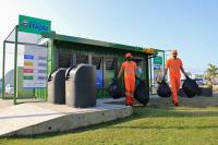 Ecopontos de Itajaí coletaram mais de 100 m³ de recicláveis em fevereiro