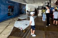 Projeto Sail a Future aborda sustentabilidade atravs da arte na The Ocean Race Itaja