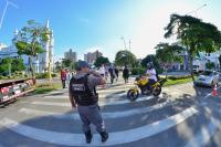 Simulado de acidente com pedestre conscientiza populao em Itaja