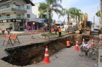 Itaja intensifica obras de reurbanizao na Praia Brava