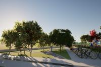 Portal II ter nova praa com parque infantil, quadra poliesportiva e pista de skate