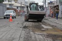 Municpio de Itaja inicia operao para recuperao das ruas