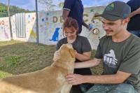 Parco  inaugurado na Unidade de Acolhimento Provisrio de Animais (UAPA) de Itaja 