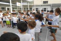 CEDIN recebe escolinha de karate