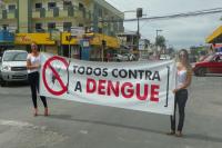 Panfletagens em cinco bairros marcam o Dia Nacional de combate  Dengue