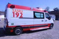 Ministrio da Sade entrega nova ambulncia para o SAMU