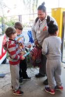 Centro de Educao Infantil faz ao no Dia do Pedestre