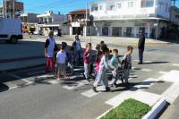 Centro de Educao Infantil faz ao no Dia do Pedestre