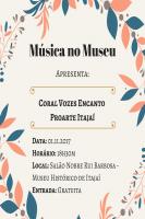 Coral Vozes Encanto participa do projeto Msica no Museu