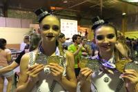 Patinadoras de Itaja conquistam ouro na ltima competio do ano   