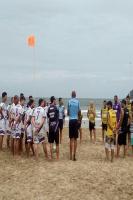 Comeam as disputas do Beach Soccer de Itaja 