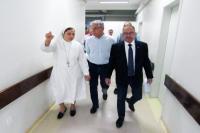 Municpio de Itaja acompanha visita do governador no Hospital Marieta