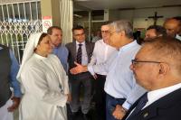 Municpio de Itaja acompanha visita do governador no Hospital Marieta