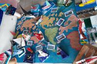 Crianas participam do projeto Volvo Ocean Race: O mundo se encontra aqui
