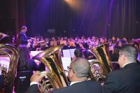 Concerto de 30 anos da Banda Filarmnica de Itaja lota Teatro Municipal