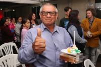 Dez mil fatias de bolo foram distribudas na programao do aniversrio de Itaja
