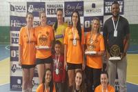 Equipe feminina do Pr-Vlei conquista bronze em interestadual 