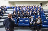 Agentes em formao da Guarda Municipal participam de palestra internacional