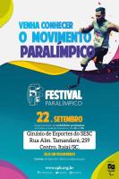Abertas as inscries para participar do Festival Paralmpico de Itaja
