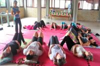 Mulheres do Campo participam de aula de yga