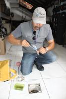 Agentes de endemias realizam levantamento do ndice de infestao por Aedes aegypti em Itaja