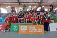 Equipe de Itaja encerra participao no basquete dos Jogos Escolares da Juventude