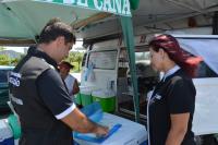 Vigilncia Sanitria de Itaja fiscaliza estabelecimentos e ambulantes nas praias