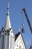 Revitalizao da Igreja Matriz inicia com lavao externa
